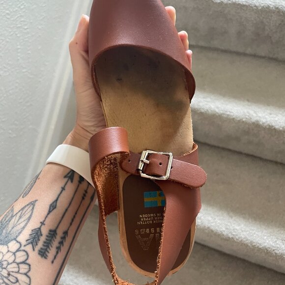 ANJA clog with peep-toe front - Picture 5 of 9